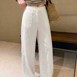 Naia classic linen pants